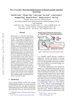 DelucionQA: Detecting Hallucinations in Domain-specific Question
  Answering