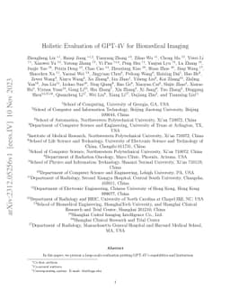 Holistic Evaluation of GPT-4V for Biomedical Imaging