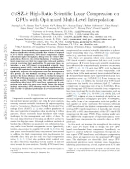 cuSZ-$i$: High-Ratio Scientific Lossy Compression on GPUs with Optimized
  Multi-Level Interpolation