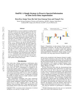 SimPSI: A Simple Strategy to Preserve Spectral Information in Time Series Data Augmentation