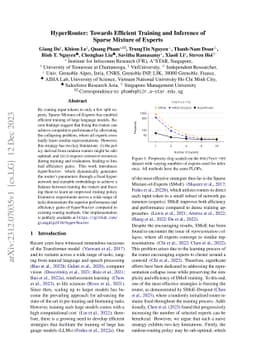 HyperRouter: Towards Efficient Training and Inference of Sparse Mixture
  of Experts