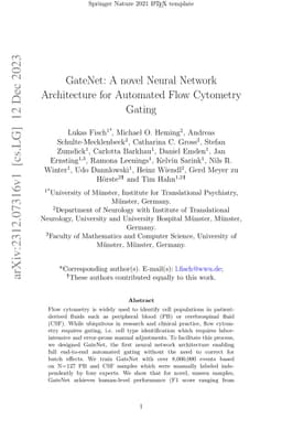 GateNet: A novel Neural Network Architecture for Automated Flow
  Cytometry Gating