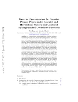 Posterior Concentration for Gaussian Process Priors under Rescaled and
  Hierarchical Matérn and Confluent Hypergeometric Covariance Functions