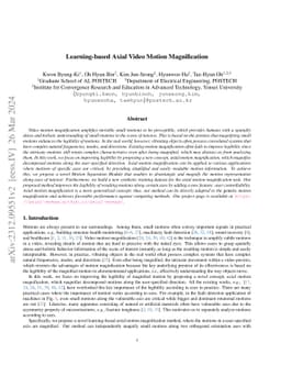 Learning-based Axial Video Motion Magnification