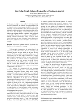 Knowledge Graph Enhanced Aspect-Level Sentiment Analysis