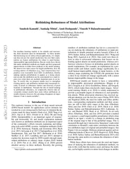 Rethinking Robustness of Model Attributions