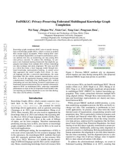FedMKGC: Privacy-Preserving Federated Multilingual Knowledge Graph
  Completion