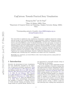 CogCartoon: Towards Practical Story Visualization