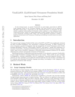 VinaLLaMA: LLaMA-based Vietnamese Foundation Model