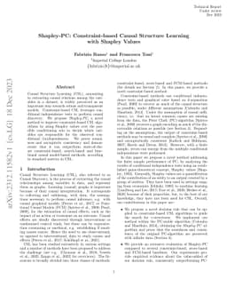 Shapley-PC: Constraint-based Causal Structure Learning with a Shapley Inspired Framework
