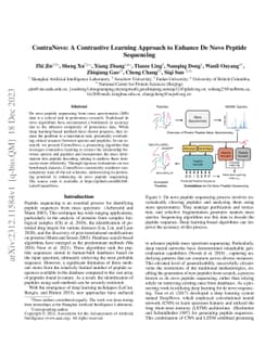 ContraNovo: A Contrastive Learning Approach to Enhance De Novo Peptide
  Sequencing