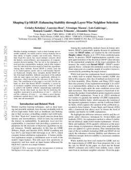 Shaping Up SHAP: Enhancing Stability through Layer-Wise Neighbor
  Selection