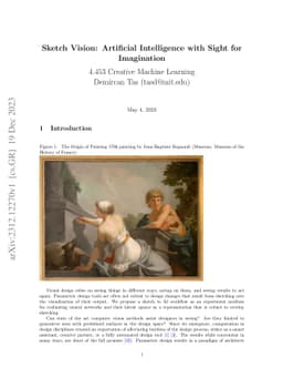 Sketch Vision: Artificial Intelligence with Sight for Imagination