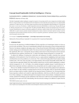 Concept-based Explainable Artificial Intelligence: A Survey