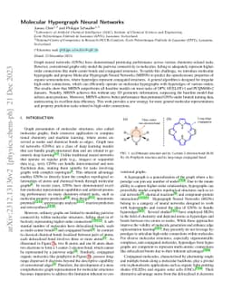 Molecular Hypergraph Neural Networks