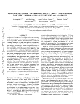 Cross-Age and Cross-Site Domain Shift Impacts on Deep Learning-Based
  White Matter Fiber Estimation in Newborn and Baby Brains