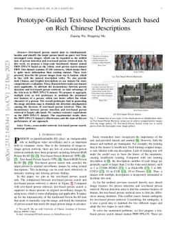 Prototype-Guided Text-based Person Search based on Rich Chinese
  Descriptions