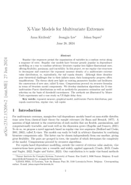 X-Vine Models for Multivariate Extremes