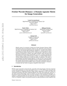 Fréchet Wavelet Distance: A Domain-Agnostic Metric for Image Generation