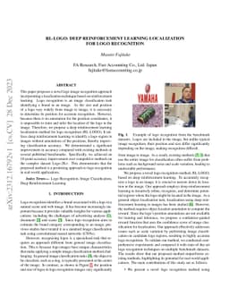 RL-LOGO: Deep Reinforcement Learning Localization for Logo Recognition