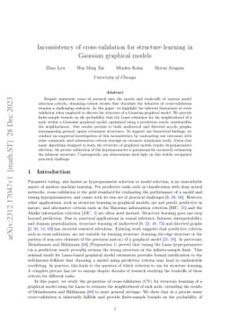 Inconsistency of cross-validation for structure learning in Gaussian
  graphical models
