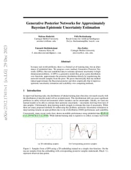 Generative Posterior Networks for Approximately Bayesian Epistemic
  Uncertainty Estimation