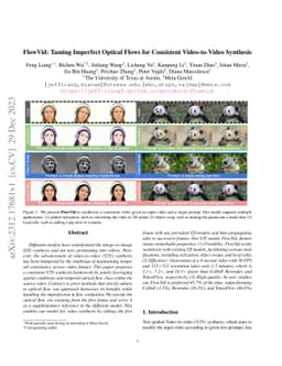 FlowVid: Taming Imperfect Optical Flows for Consistent Video-to-Video
  Synthesis