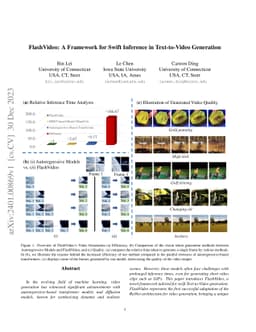 FlashVideo: A Framework for Swift Inference in Text-to-Video Generation