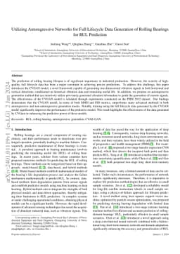 Utilizing Autoregressive Networks for Full Lifecycle Data Generation of
  Rolling Bearings for RUL Prediction