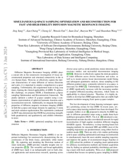 Simultaneous q-Space Sampling Optimization and Reconstruction for Fast
  and High-fidelity Diffusion Magnetic Resonance Imaging