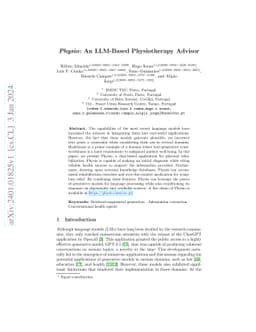 Physio: An LLM-Based Physiotherapy Advisor