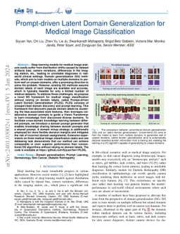 Prompt-driven Latent Domain Generalization for Medical Image
  Classification
