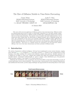 The Rise of Diffusion Models in Time-Series Forecasting