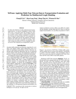 TelTrans: Applying Multi-Type Telecom Data to Transportation Evaluation
  and Prediction via Multifaceted Graph Modeling