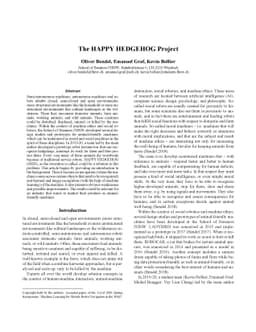 The HAPPY HEDGEHOG Project
