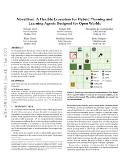 NovelGym: A Flexible Ecosystem for Hybrid Planning and Learning Agents
  Designed for Open Worlds