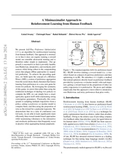 A Minimaximalist Approach to Reinforcement Learning from Human Feedback