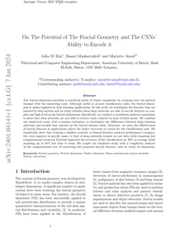 On The Potential of The Fractal Geometry and The CNNs Ability to Encode
  it