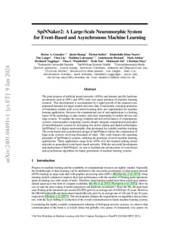 SpiNNaker2: A Large-Scale Neuromorphic System for Event-Based and
  Asynchronous Machine Learning