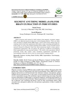 Segment anything model (SAM) for brain extraction in fMRI studies