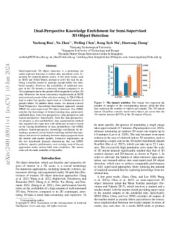 Dual-Perspective Knowledge Enrichment for Semi-Supervised 3D Object
  Detection
