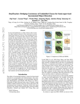 DualTeacher: Bridging Coexistence of Unlabelled Classes for
  Semi-supervised Incremental Object Detection