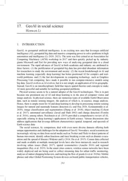 GeoAI in Social Science