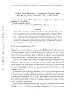 On the Three Demons in Causality in Finance: Time Resolution,
  Nonstationarity, and Latent Factors