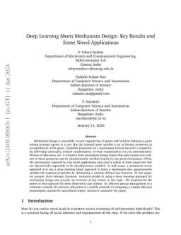 Deep Learning Meets Mechanism Design: Key Results and Some Novel
  Applications