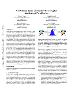 Confidence-Based Curriculum Learning for Multi-Agent Path Finding