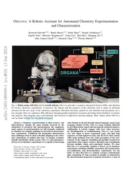 ORGANA: A Robotic Assistant for Automated Chemistry Experimentation and Characterization
