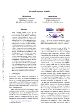 Graph Language Models