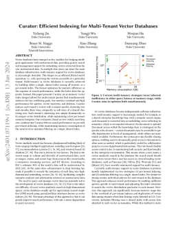 Curator: Efficient Indexing for Multi-Tenant Vector Databases