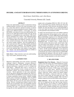 RSUD20K: A Dataset for Road Scene Understanding In Autonomous Driving